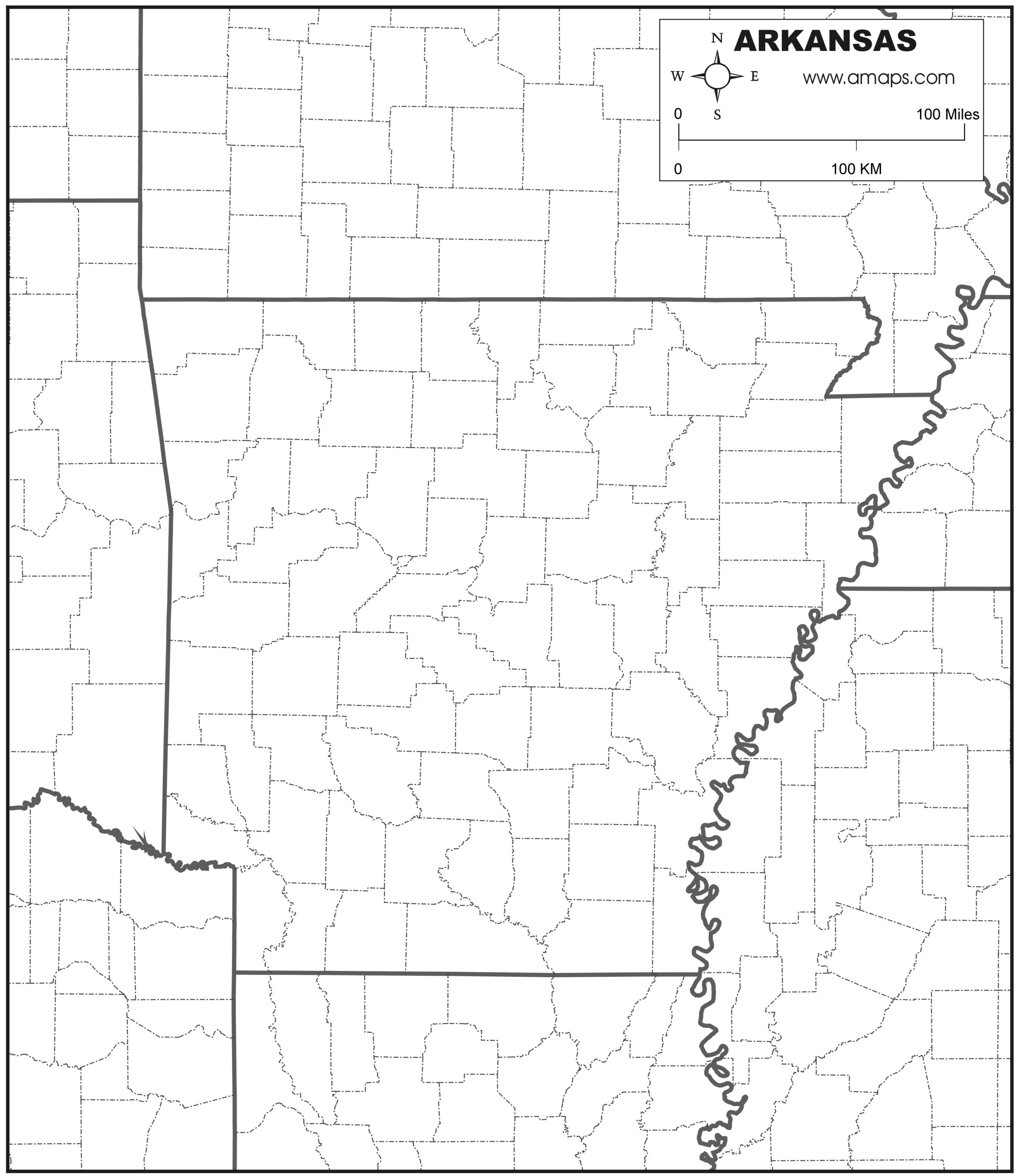 Free Printable Arkansas Map Printable Templates 2874